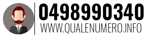 Numero di telefono 0498990340 0498990340