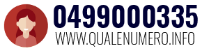 Numero di telefono 0499000335 0499000335