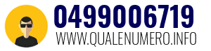 Numero di telefono 0499006719 0499006719