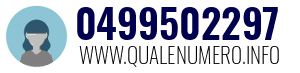 Numero di telefono 0499502297 0499502297