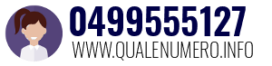 Numero di telefono 0499555127 0499555127