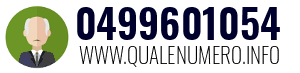 Numero di telefono 0499601054 0499601054