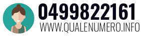 Numero di telefono 0499822161 0499822161