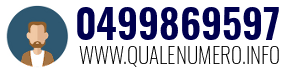 Numero di telefono 0499869597 0499869597