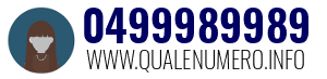 Numero di telefono 0499989989 0499989989