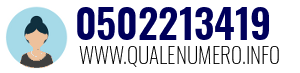 Numero di telefono 0502213419 0502213419