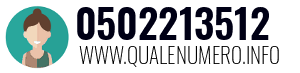 Numero di telefono 0502213512 0502213512