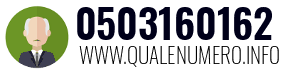 Numero di telefono 0503160162 0503160162