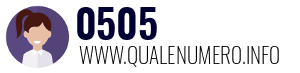 Numero di telefono 0505 0505