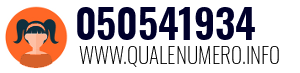 Numero di telefono 050541934 050541934