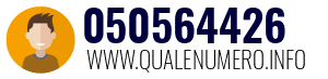 Numero di telefono 050564426 050564426