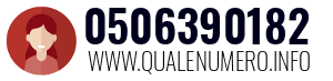 Numero di telefono 0506390182 0506390182