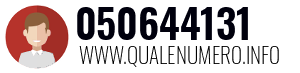 Numero di telefono 050644131 050644131