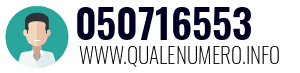 Numero di telefono 050716553 050716553