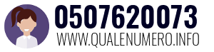 Numero di telefono 0507620073 0507620073