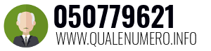 Numero di telefono 050779621 050779621