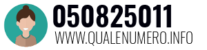 Numero di telefono 050825011 050825011