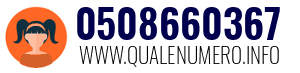 Numero di telefono 0508660367 0508660367