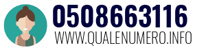 Numero di telefono 0508663116 0508663116