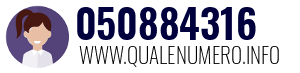 Numero di telefono 050884316 050884316