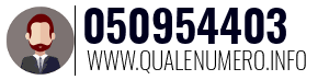 Numero di telefono 050954403 050954403