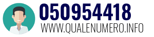 Numero di telefono 050954418 050954418