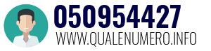 Numero di telefono 050954427 050954427
