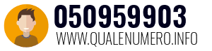 Numero di telefono 050959903 050959903