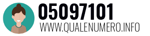 Numero di telefono 05097101 05097101