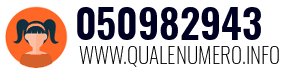 Numero di telefono 050982943 050982943