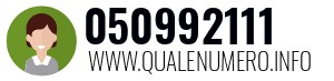 Numero di telefono 050992111 050992111