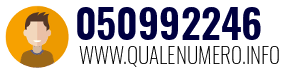 Numero di telefono 050992246 050992246