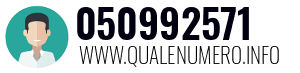 Numero di telefono 050992571 050992571