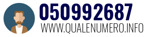 Numero di telefono 050992687 050992687