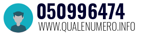 Numero di telefono 050996474 050996474