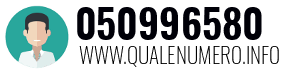 Numero di telefono 050996580 050996580