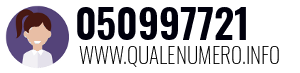 Numero di telefono 050997721 050997721