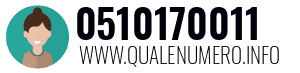 Numero di telefono 0510170011 0510170011