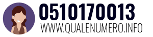 Numero di telefono 0510170013 0510170013