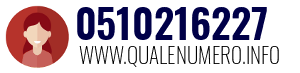 Numero di telefono 0510216227 0510216227