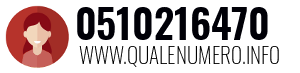 Numero di telefono 0510216470 0510216470