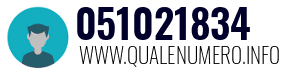 Numero di telefono 051021834 051021834
