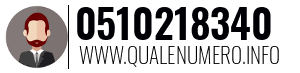 Numero di telefono 0510218340 0510218340