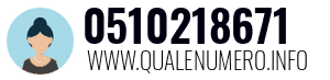 Numero di telefono 0510218671 0510218671