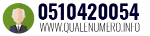 Numero di telefono 0510420054 0510420054