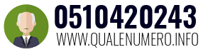 Numero di telefono 0510420243 0510420243