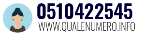 Numero di telefono 0510422545 0510422545