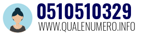 Numero di telefono 0510510329 0510510329