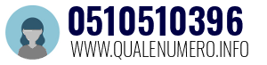 Numero di telefono 0510510396 0510510396