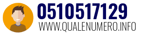 Numero di telefono 0510517129 0510517129